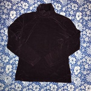 Purple turtleneck